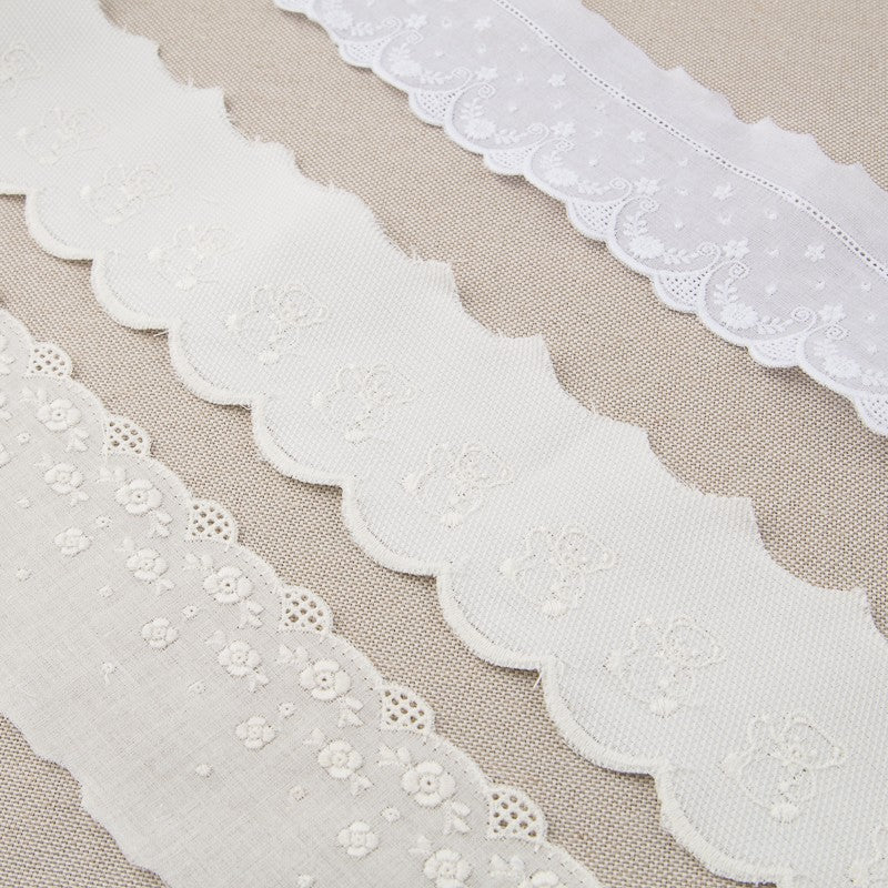 Pique strip Beige 6,5cm - Ribes y Casals