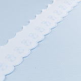 Pique strip White Blue 6,5cm - Ribes y Casals