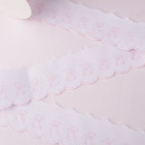 Pique strip White Pink 6,5cm - Ribes y Casals