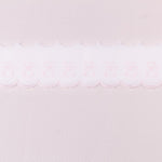 Pique strip White Pink 6,5cm - Ribes y Casals