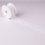 Pique strip White Pink 6,5cm - Ribes y Casals