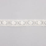 Muslin strip Embroidery beige 2cm - Ribes y Casals