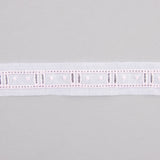 Batiste strip White y Pink 2.5cm - Ribes y Casals