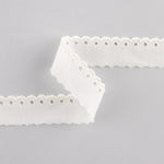 Embroidered Cotton Ribbon 2.5cm - Ribes y Casals