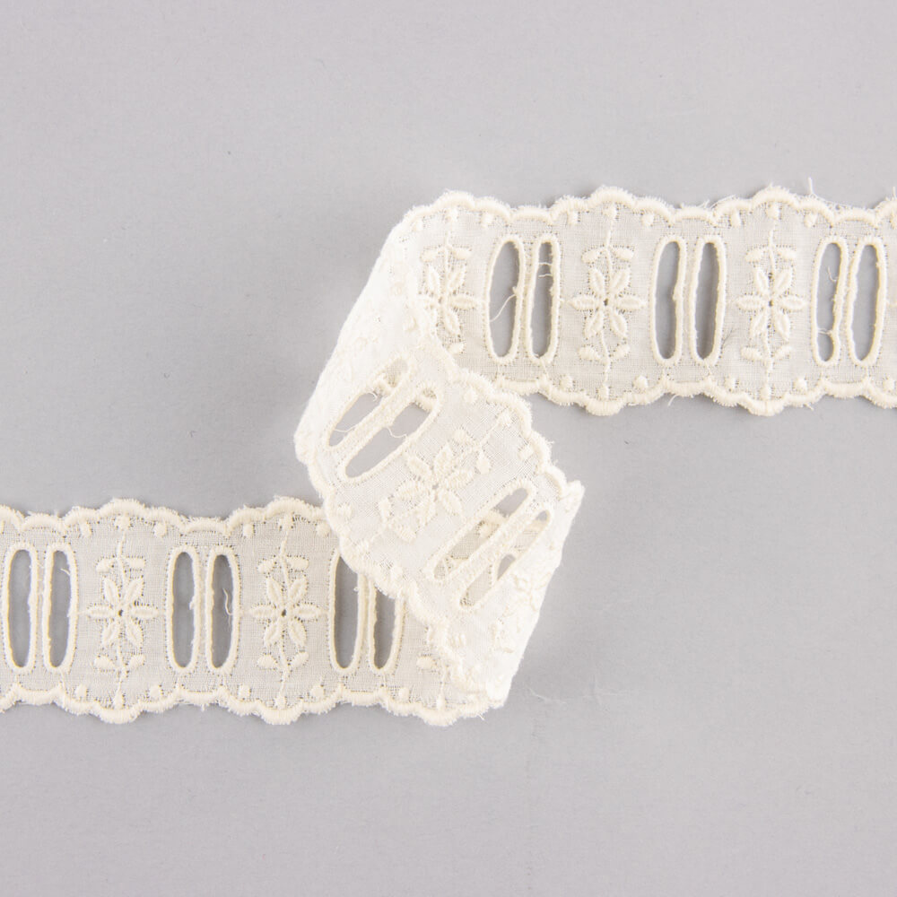 Batiste strip Beige 4cm - Ribes y Casals