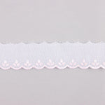 Batiste strip White Pink 3.5cm - Ribes y Casals