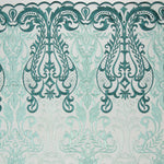 Tulle Embroidered Gradient Green - Ribes y Casals