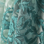 Tulle Embroidered Gradient Green - Ribes y Casals