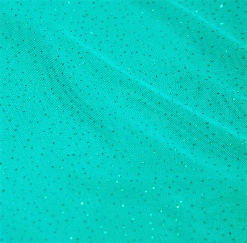 Tul Stretch Brillos Aquamarine - Ribes y Casals