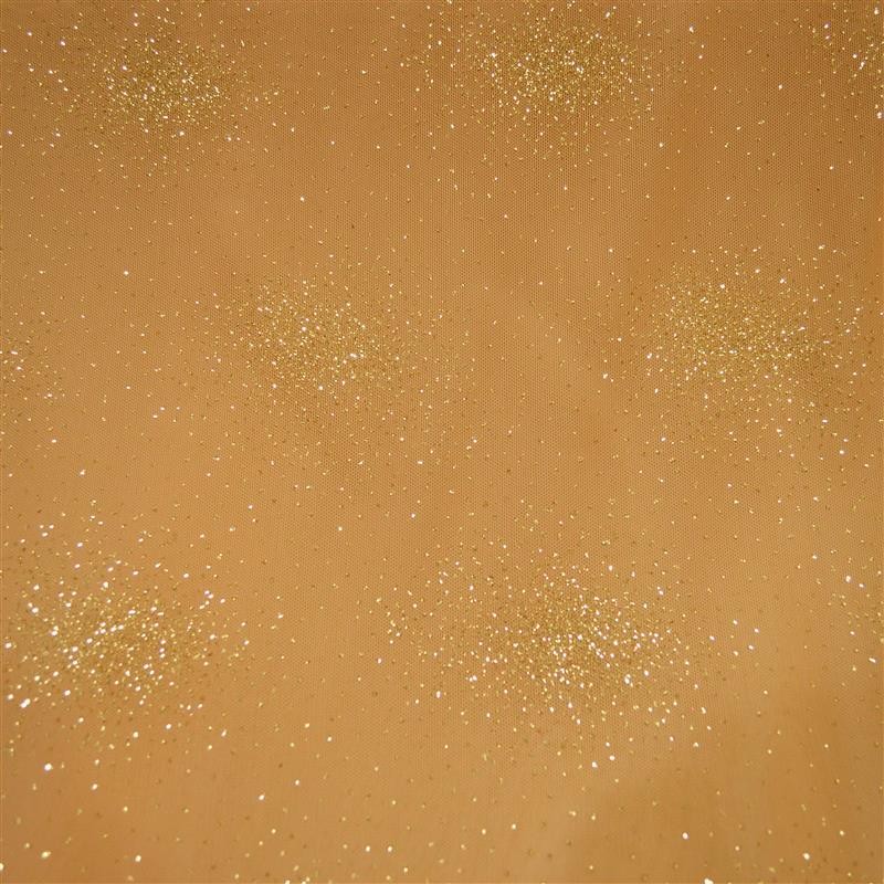 Beige Glitter Elastic Tulle - Ribes y Casals