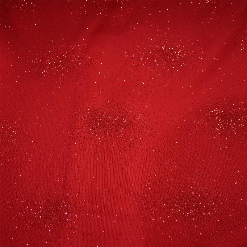 Tul Stretch Glitter Red - Ribes y Casals