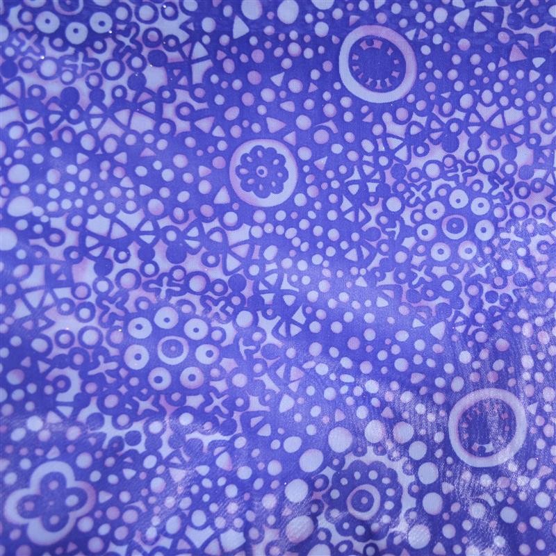 Lycra Tulle Geometrics Blue - Ribes y Casals