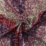 Multicolor Sequin Chevron Lycra Tulle - Ribes y Casals