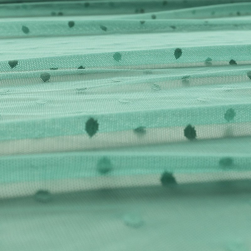 Stretch Plumeti Tull Aquamarine - Ribes y Casals