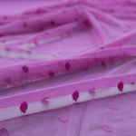 Stretch Plumeti Tull Cyclamen - Ribes y Casals