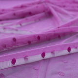 Stretch Plumeti Tull Cyclamen - Ribes y Casals