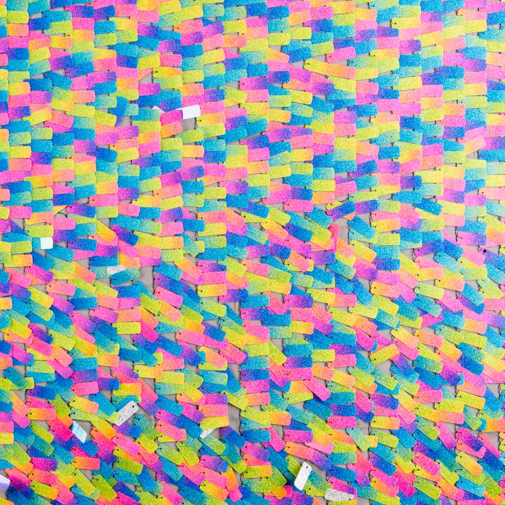 Tulle Rectangular Sequin Colors - Ribes y Casals