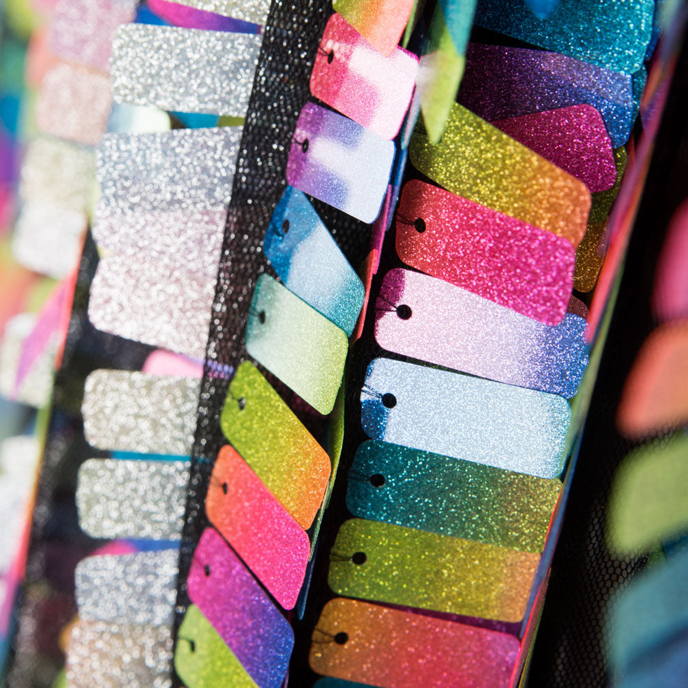 Tulle Rectangular Sequin Colors - Ribes y Casals