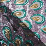 Tulle Fancy Sequins Royal Mauve - Ribes y Casals