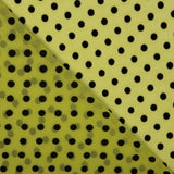 Lime Green Flocking Lycra Tulle - Ribes y Casals