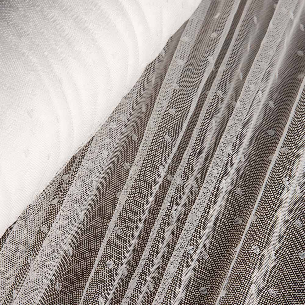 White Plumeti Tulle - Ribes y Casals