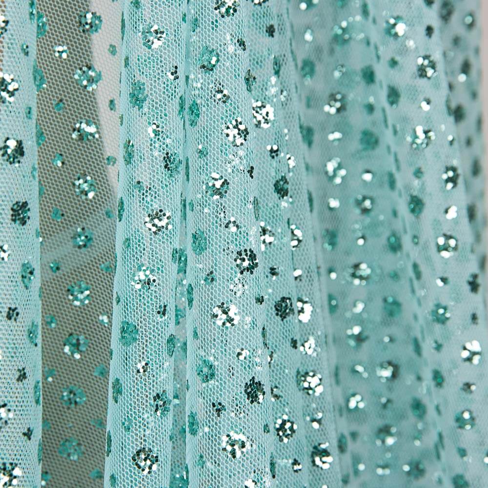 Water Green Strass Tulle - Ribes y Casals
