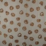 Black Tulle with Copper Lurex Pumpkins – Halloween print - Ribes y Casals
