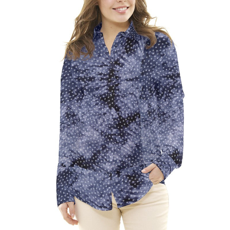 Viscose Denim Spiral Navy - Ribes y Casals