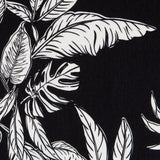 Viscose Leaves Black White - Ribes y Casals