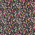 Black Floral Viscose - Ribes y Casals