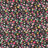 Black Floral Viscose - Ribes y Casals