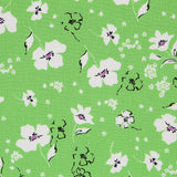Small Green Flowers Viscose - Ribes y Casals