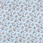 Creton Flowers Viscose Light Blue - Ribes y Casals