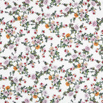 Creton Flowers White Viscose - Ribes y Casals