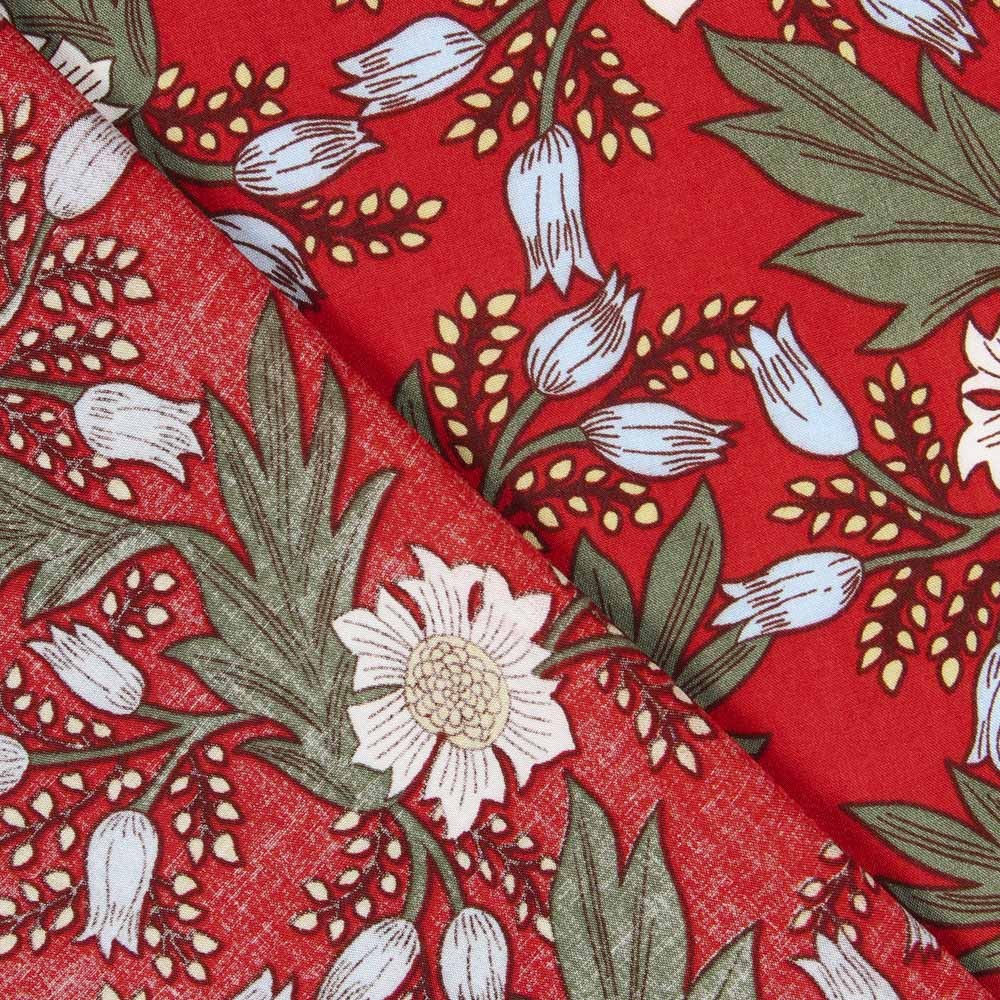 Viscose Folk Red - Ribes y Casals