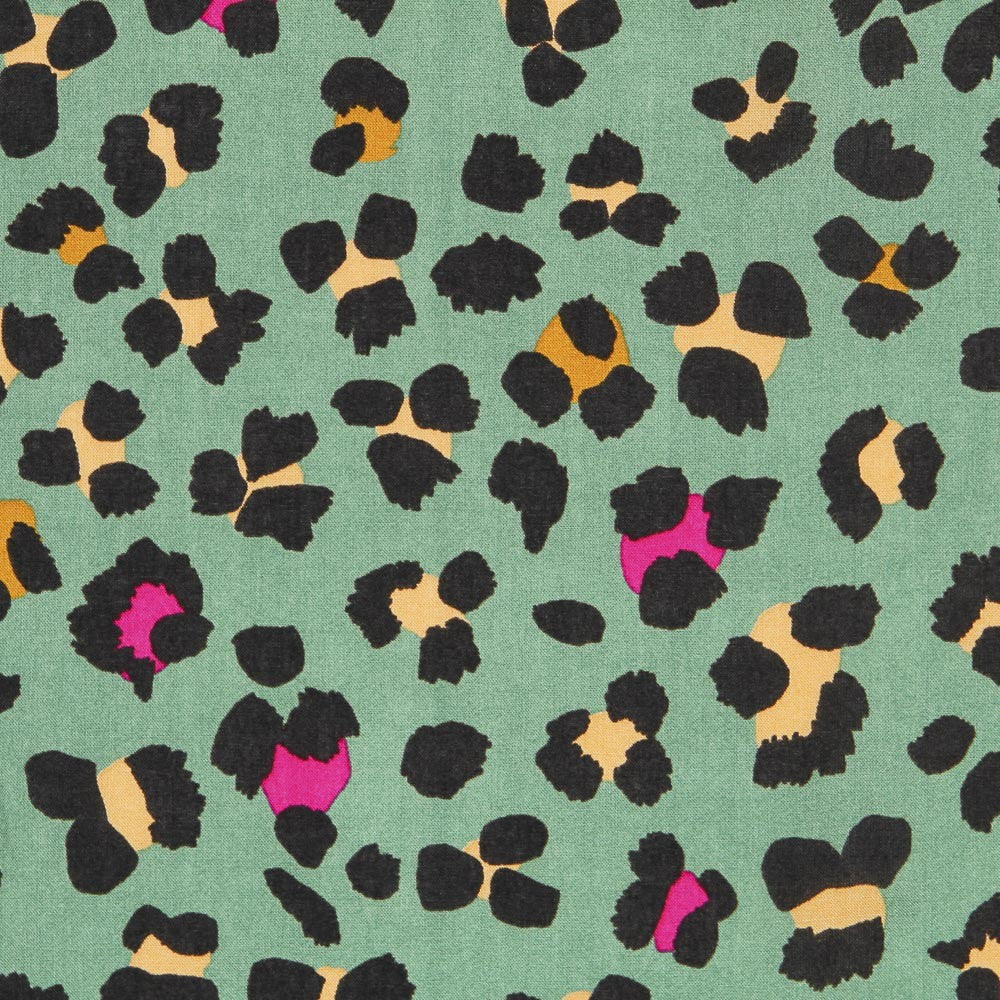 Green Leopard Viscose - Ribes y Casals
