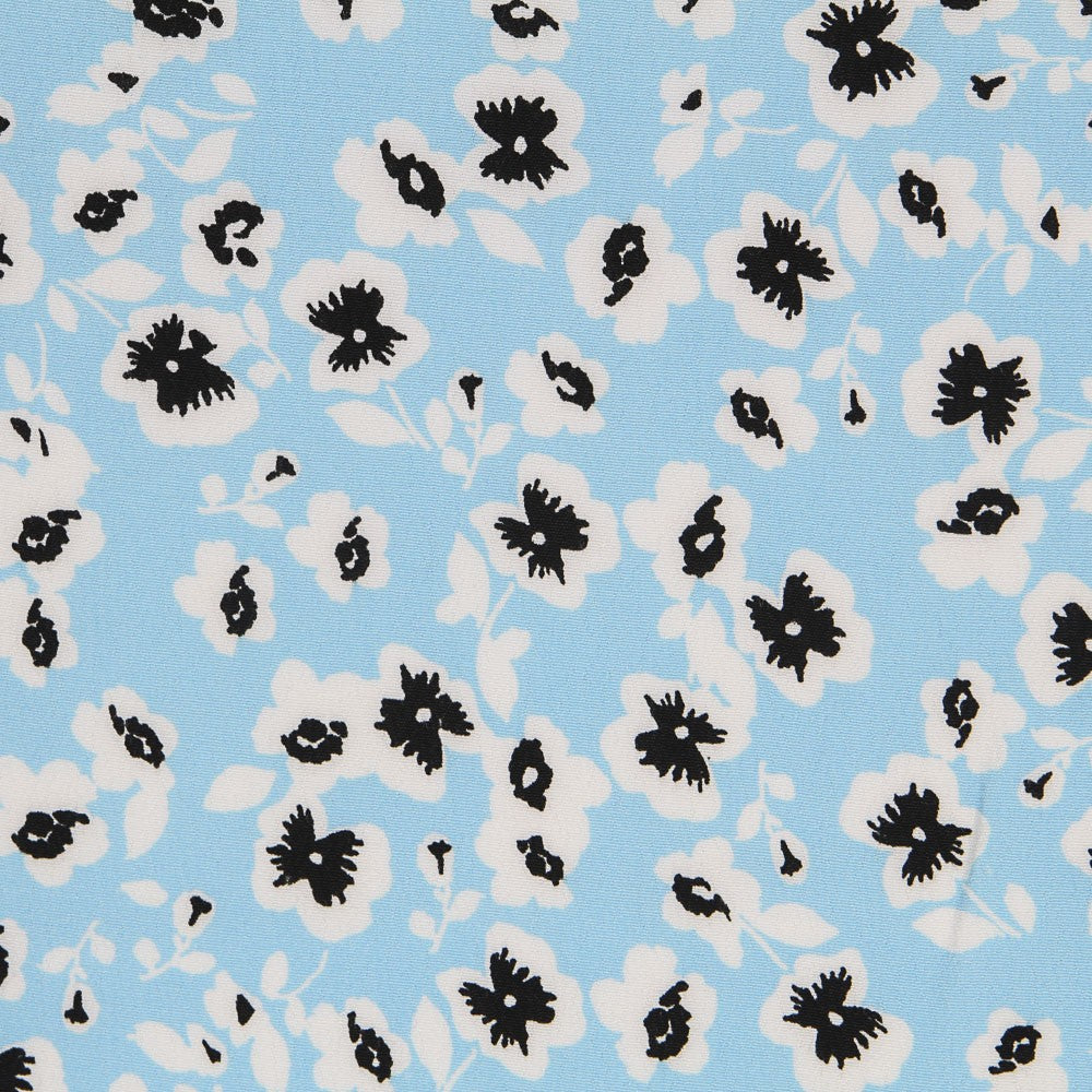 Viscose Daisies Sky Blue - Ribes y Casals