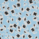 Viscose Daisies Sky Blue - Ribes y Casals