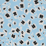 Viscose Daisies Sky Blue - Ribes y Casals