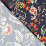 Viscose Paisley Navy - Ribes y Casals