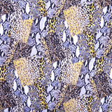 Viscose Printed Leopard Grey - Ribes y Casals