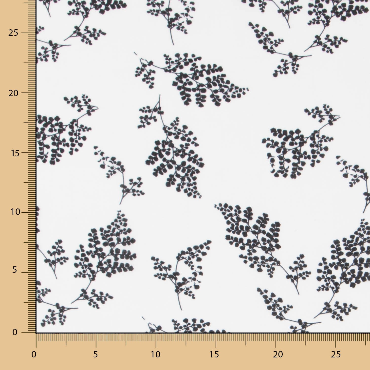 Viscose Foliage Branch Ecru - Ribes y Casals