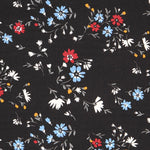 Viscose Flowers Black - Ribes y Casals