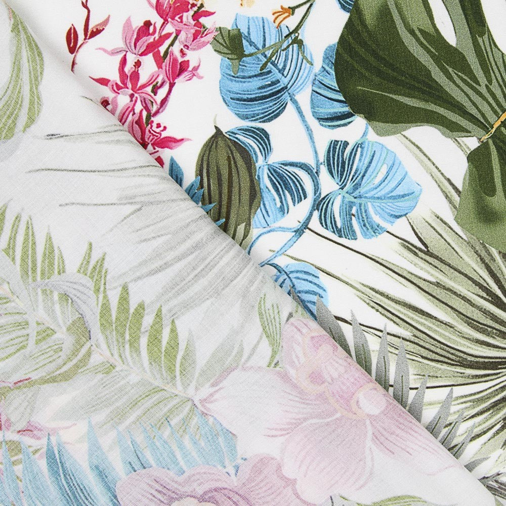 White Tropical Viscose - Ribes y Casals