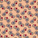 Viscose Winter Geometrical Salmon - Ribes y Casals