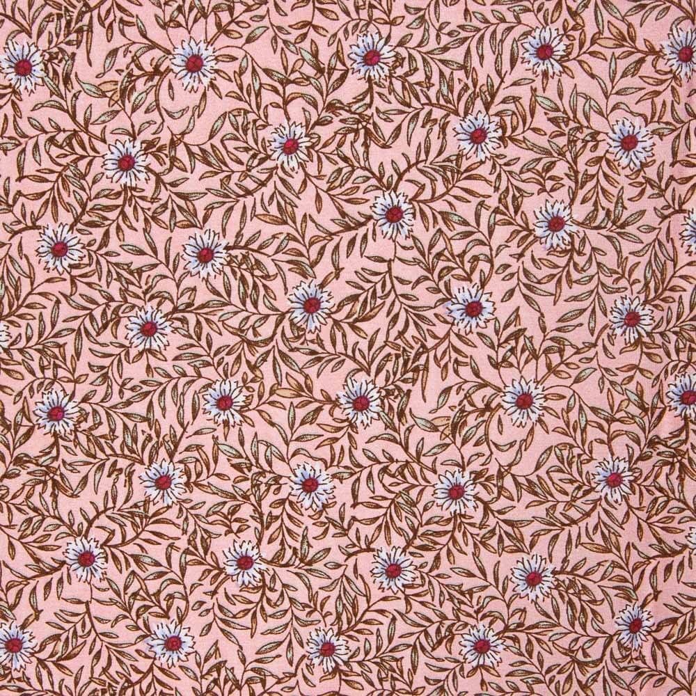 Floral Pink Viscose - Ribes y Casals