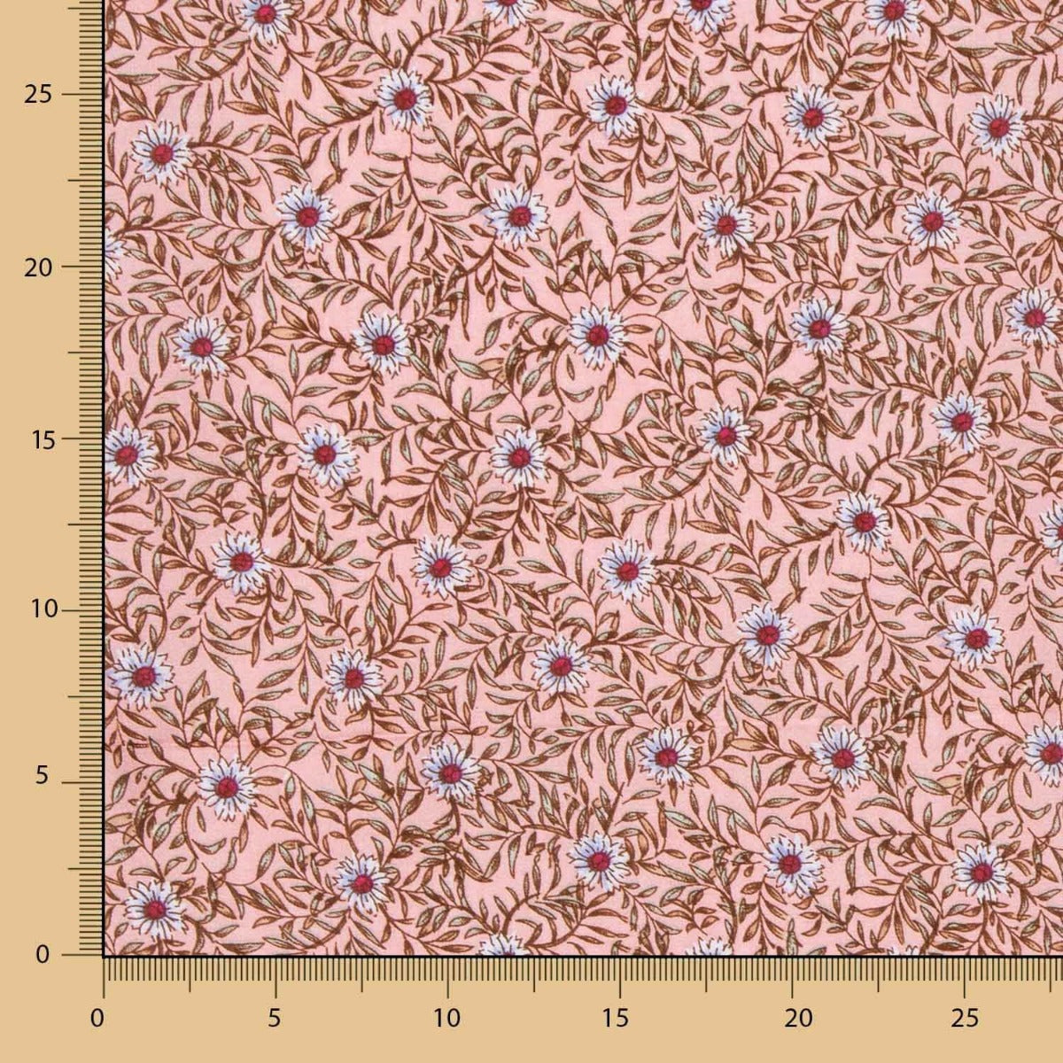 Floral Pink Viscose - Ribes y Casals