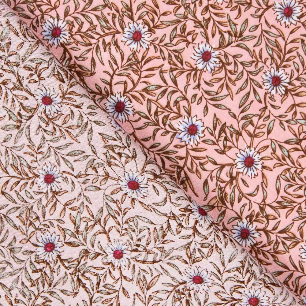 Floral Pink Viscose - Ribes y Casals