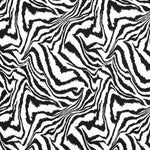 Black Zebra Viscose Fabric - Ribes y Casals