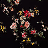 Viscosa Cretona Bouquet Negra - Ribes y Casals
